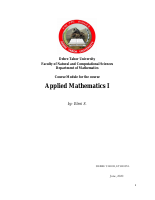Applied MathI Module.pdf